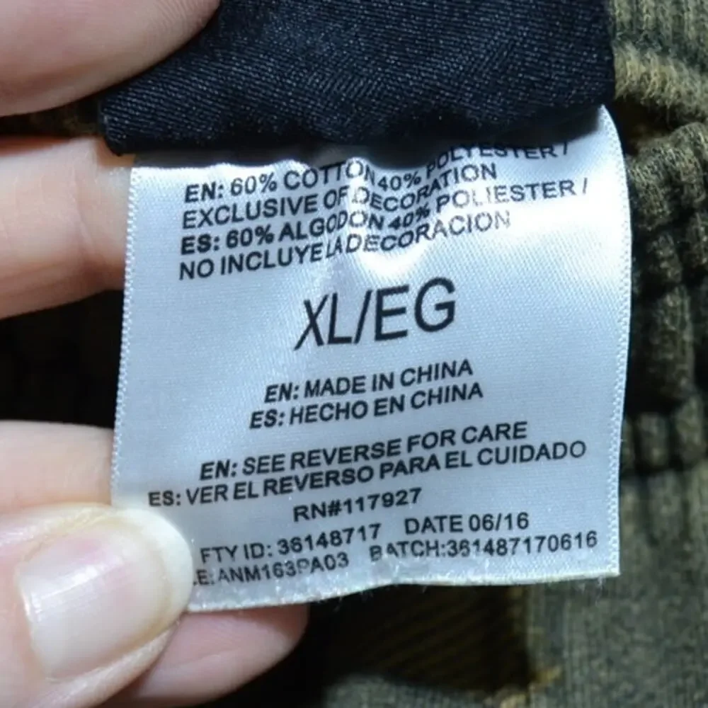 AND1 Men's Camo Cargo Sweatpants Size XL